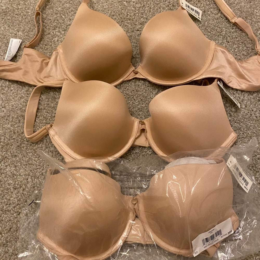 NWT Mae size 32 D beige underwire bra 3 of them‼️
